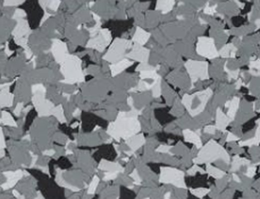 Wombat medium gray flake blend